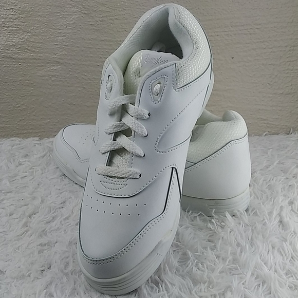 Penny Lane Shoes - Penny Lane White Faux Leather Mesh Upper  Almond Toe Lace Up Low Top Sneaker